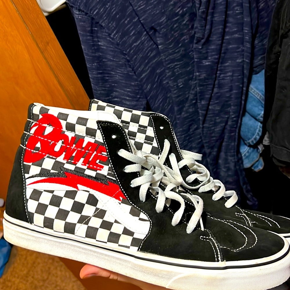 Vans Sk8-Hi David Bowie Diamond Dogs size 13 mens